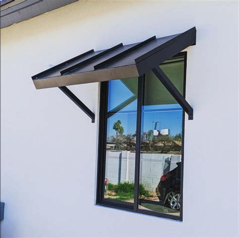 sheet metal awning|metal window awnings for home.